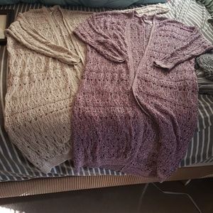 2 Aerpostale Sweater Dusters